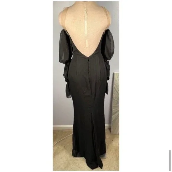 Katie May Estella Gown Black Party Elegant - Picture 9 of 9